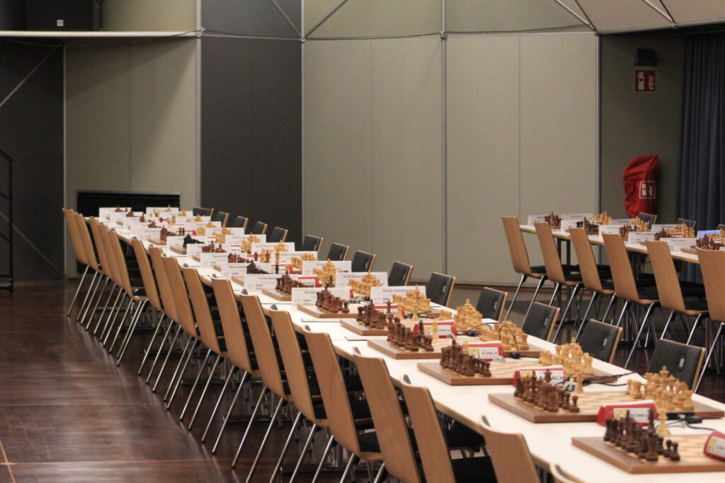 Blick in den leeren Spielsaal
